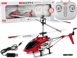 RC helikoptéra SYMA S107H 2,4 GHz – červená