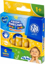 ASTRA voskové pastelky jumbo 6 ks