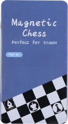 Magnetické cestovní šachy v kovovém pouzdře
