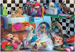 Puzzle Rozdováděná štěňata XL 260 dílků