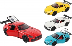 Kovové auto s otevíracími dveřmi 12 cm