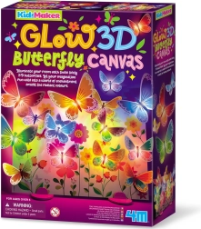 MAC TOYS 4M svítící 3D motýlí plátno