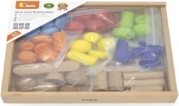 Dřevěné geometrické stavebnice 52 ks Viga