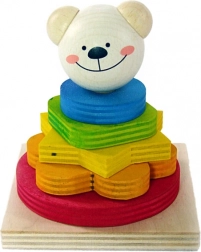 Nasazovací barevné tvary – medvídek Timi