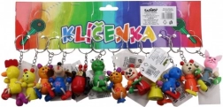 Dřevěný přívěsek zvířátko na klíče