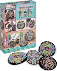 Malování na kamínky GRAFIX – mandalové třpytivé zdobení