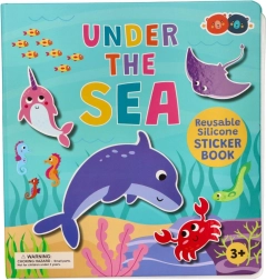 Silikonové samolepky s knížkou – mořská stvoření