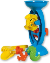 mlýnek na vodu do písku 28 cm se sadou příslušenství