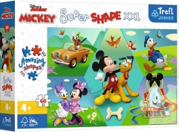 Dětské puzzle 60 dílků XXL super shape – MICKEY MOUSE