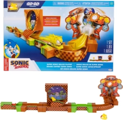 Sonic Go Go Racers Deluxe závodní set s mini vozidlem