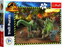 Puzzle 200 dílků – dinosauři z JURASSIC WORLD