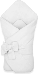 Mušelínová šněrovací zavinovačka NEW BABY bílá