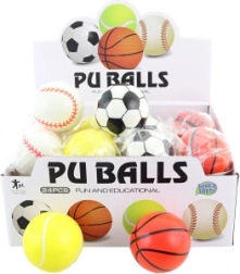 Molitanový sportovní míček 7 cm pro děti