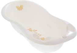 Anatomická dětská vanička 100 cm s motivem medvídka, bílá