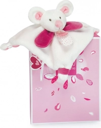 Dárková sada - plyšový muchláček pro miminko 20 cm