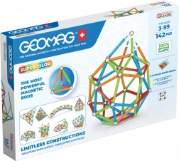 Geomag Supercolor stavebnice 142 dílků z recyklovaného plastu