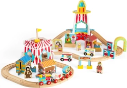 Dřevěná vláčkodráha Zábavná Pouť