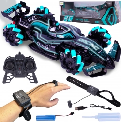 rc drift auto ovládané gesty ruky