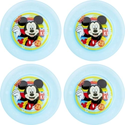 Sada dětských talířků Mickey Mouse (4 ks)