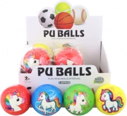 Měkký míček s jednorožcem 10 cm