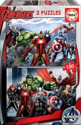Puzzle EDUCA AVENGERS – sjednocení 2×100 dílků