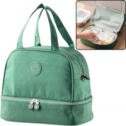 Izolační termotaška na oběd zelená