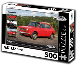 RETRO-AUTA Puzzle Fiat 127 500 dílků