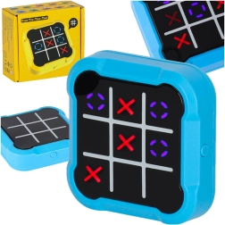 Kapesní hra Tic Tac Toe v modré barvě