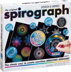 Spirograph Scratch & Shimmer kreativní sada na mandaly