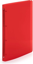 Pořadač A4 čtyřkroužkový červený