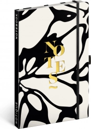 NOTIQUE linkovaný notes abstrakt 13 × 21 cm