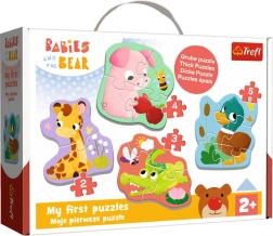 Puzzle Baby Classic – miminková zvířátka TREFL