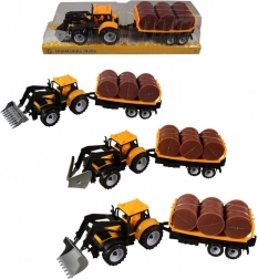 Traktor s přívěsem na setrvačník