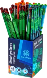 Trojhranná grafitová tužka HB ASTRA Pixel One