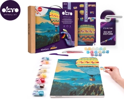 OKTO obraz Malba a 3D modelování Hot Air Balloon Flight 30 × 40 cm