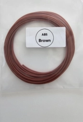 Filament ABS hnědý 1,75 mm – vzorková délka 15 m