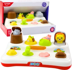 Interaktivní edukační hračka Pop-Up zvířátka