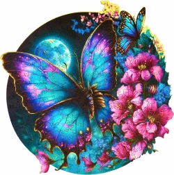 dřevěné puzzle motýl 500 dílků ESC WELT