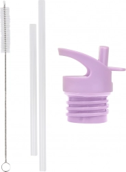 Uzávěr, kartáček a brčko k nerezové lahvi Květinová Zahrádka