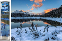 Diamantové malování zimní klid 30 × 40 cm