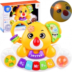 Barevné dětské pianinko s veselými zvuky zvířat – Kolorowe