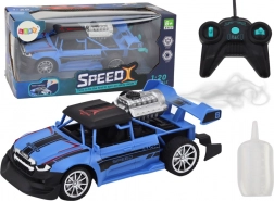 RC auto 1:20 s kouřovým efektem a světly – modré