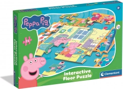 Interaktivní podlahové puzzle PEPPA PIG s elektronickým perem 70 × 100 cm
