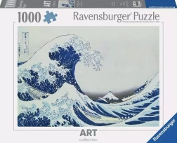 Ravensburger puzzle art collection: Velká vlna u pobřeží Kanagawy 1000 dílků