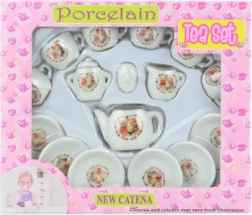Porcelánový čajový set medvídci pro děti