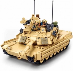 Sluban Model Bricks bitevní tank M1A2 Abrams TUSK II 2v1
