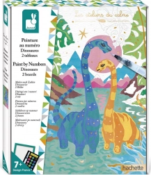 Malování podle čísel – dinosauři od JANOD