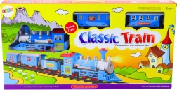 Sada Parní Vlak S Efekty Světel a Zvuku a Kolejemi