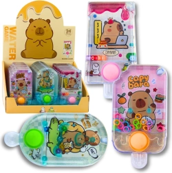 Vodní kroužková hra s motivem KAPIBARA ve tvaru nanuku