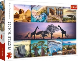 Trefl Puzzle 1000 dílků - Kolaž Afrika